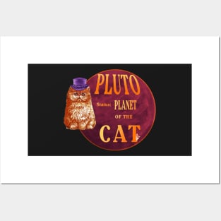 Pluto planet of cats Posters and Art